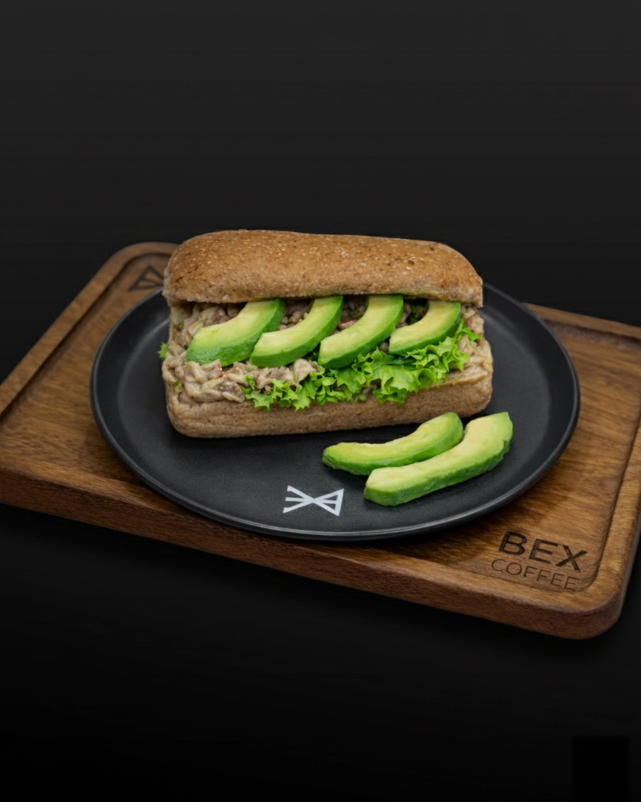 Tuna avocado sandwich